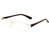 V.W.E.® 3 Pairs Rectangular Super Lightweight - Comfortable Readers Magnification (3 pairs (clear/brown/black), 1.00)