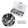 Self Tapping Thread Insert, 50Pcs Inner Thread Self Tapping Thread Inserts Set Stainless Steel Thread Reinforce Tool with Storage Case