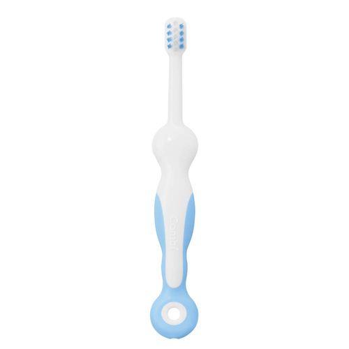 Combi Teteo First Teeth Breast Toothbrush STEP4 When You Put Your Back Teeth In Sora (blue)