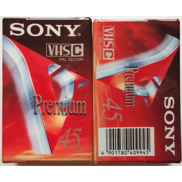 Sony - VHS-C, Premium Qualität, 45 Minuten