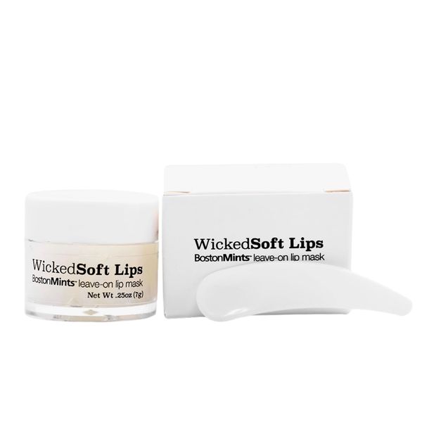 Boston Mints Lip Mask - Leave On for Hydrating and Conditioning WickedSoft Lips - Paraben-Free, Cruelty-Free, Vegan & Gluten-Free