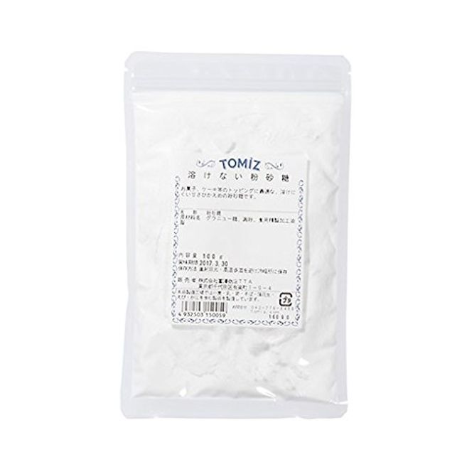 Powdered Sugar That Does Not Melt, 3.5 oz (100 g), Tomisawa Shoten Decorative Powdered Sugar