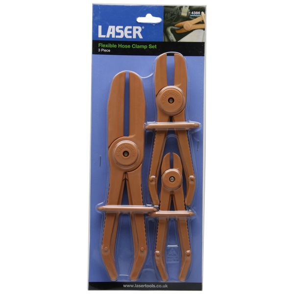 Laser 4386 Flexible Hose Clamp Set