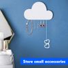 EQLEF Cloud Key Hook for Wall, Cloud Strong Magnetic Key Holder Adhesive Hook Keys Magnet Holder 1 PC(1)