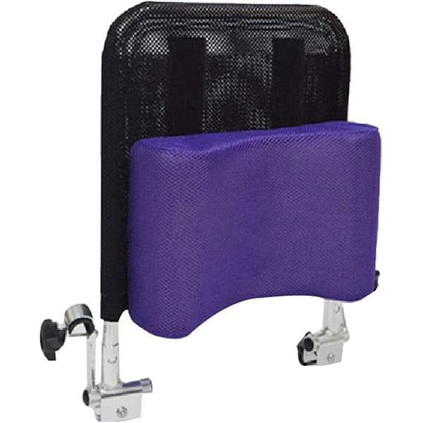 Ziuuihu Portable Wheelchair Headrest Neck Support Head Padding Adjustable & Adult Travel 16-20 Inch Wheelchair Cushion Universal Accessories, Purple (Black)