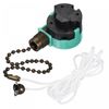 sourcing map Pull Chain Switch 3 Speed 4 Wire Replacement with Extension String for Ceiling Fan Lamp Light Green Bronze