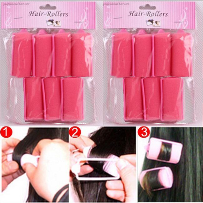 Magic Sponge 7 Set Hair Curl Magic Roll Bundled Hair Sponge