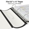 Staples Better Binder Heavy-Duty View, White, 1000-Sheet Capacity, 5" (Ring Diameter)