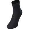 JAKO Freizeitsocken kurz 3er Pack, Größe:3, Farbe:schwarz