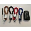 Key Chain Holder for Range Rover Keychain Leather Strap Keyfob Ring Red Blue
