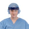 Disposable Face Shield With Foam Top And Elastic Band, Full Length, Each