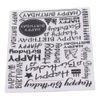 YYlingx 2 Pcs Happy Birthday Embossed Folders, Plastic Embossed Folder for DIY