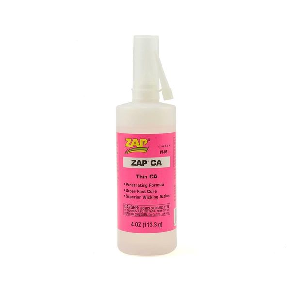 Pacer Technology Zap Thin CA Glue, 4 oz [PAAPT06]