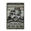  Double Black Ipa boxing metal tin sign plaque wall decor