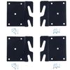bedCLAW Retro Fix Offset Hook Plate Adapter, Repair Failed Wood Bed Rails (4)