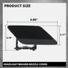 G-PLUS Front Headlight Washer Cover Right and Left Compatible with Benz E-Class W212 E500 E350 E250 2009-2013 A2128600108