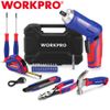 WORKPRO Home Tool Set 3.7V Rotatable Electric Screwdriver 18PC Portable Tool Kit