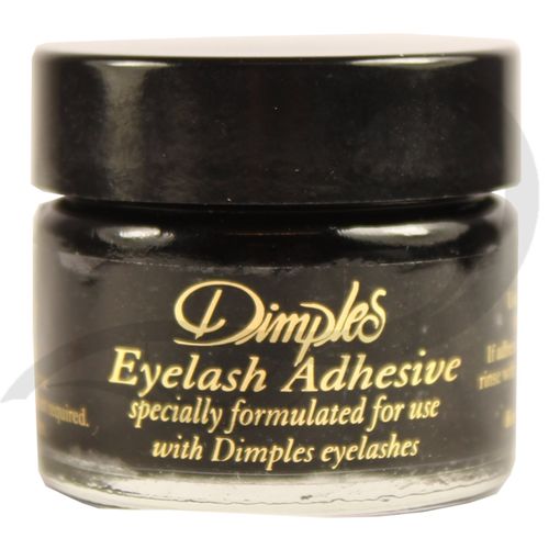 Dimples Waterproof Clear Or Black Eyelash Glue (Black)
