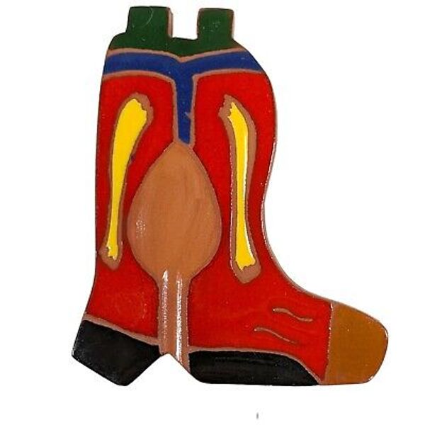 Nine Hills Studio Handcrafted Boot Spoon Rest Southwest Cowboy Country Home Deco