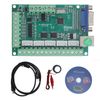 5 Axis Control Board, 5V Level Sensitive CNC Stepper Motor Driver Controller Board with Disc for Carving Engraving Milling Machine