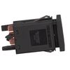 febi bilstein 44701 Warnblinkschalter mit Relais , 1 Stück, black, red