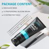 POP MODERN.C Blackhead Remover Mask Bamboo Charcoal Peel Off Mask Skin Care Face Mask 3-in-1 Kit Pimple & Deep Cleansing Black Facial Mask Shrink Pore With Blackhead Remover Extractor Tools