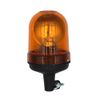 RAParts Beacon Warning Light- 12V Halogen Amber Rotating Flex Mount Fits John Deere