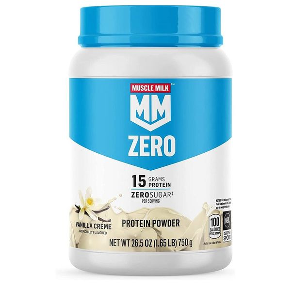 Muscle Milk Zero Protein Powder Vanilla 750g, 1 pack