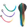 SUER JF01-S2 Braided Hair Extensions, Graduation, Kidda, Long, Colorful, Wig, Dance, Recitals, Cosplay, 3 Color Set