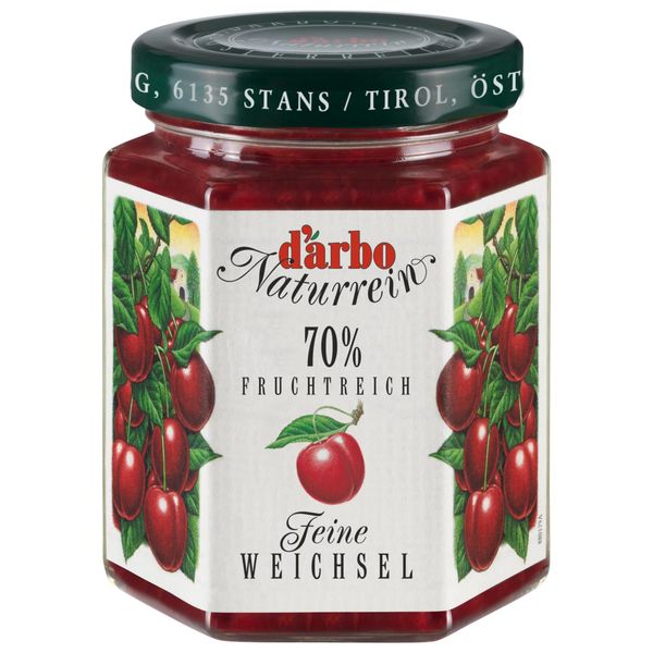 Dalbo Double Fruit Sour Cherry Jam, 7.1 oz (200 g)