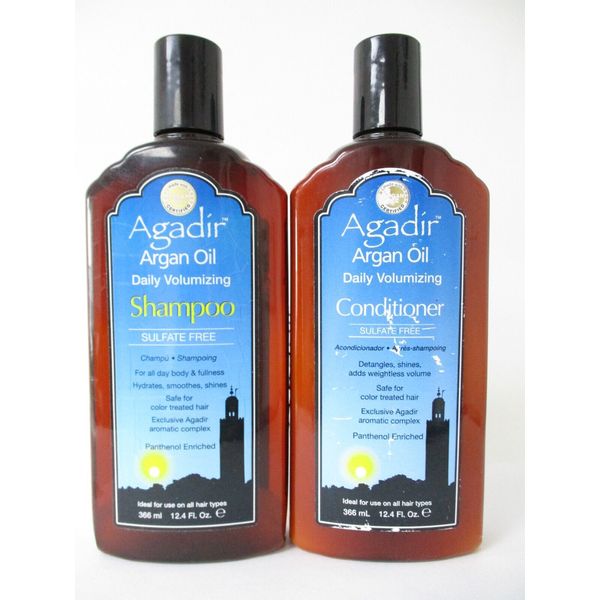 Agadir Argan Oil Daily Volumizing Shampoo and Conditioner Duo 12.4 Oz ( scuffed)