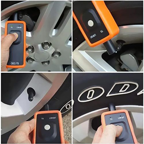 TPMS Relearn Tool for GM Tire Sensor, Automotive Tire Pressure Monitor Sensor Activation Reset Tool EL-50448 OEC T5, System Programming Training for Most GM Series Vehicles, Car Accessories.