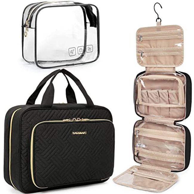 TSA Approved Clear Travel HangingToiletry Bag+ Carrying Handle