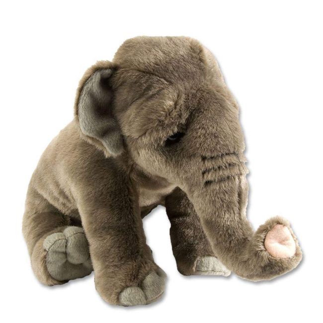 Wild Republic Asian Elephant Plush, Stuffed Animal, Plush Toy, Gifts for Kids, Cuddlekins 12 Inches