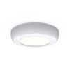 4lite Kitchen Circular Cabinet LED Light 2w White Bezel - Cool White