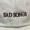 Vivian Flytrap Unisex Sad Songs Washed Embroidered Dad Baseball Cap - Cream
