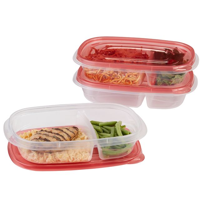 Rubbermaid Lock-Its Rectangular Food Storage Container with Easy