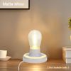 25ft Light Bulb Base with Cord E26/E27 Light Socket with On/Off Switch, 110V-250V Lamp Base for Light Socket with Cord, Light Bulb Socket with Plug-in Lamp Holder Base for ﻿Desktop,Include Screw