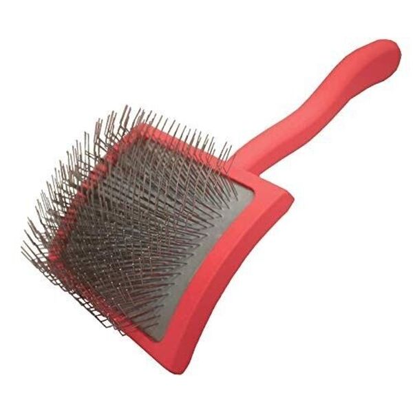 Brush for Dog, Slicker for Grooming, Groomgrip Coating, Coral , Large NEW!!!