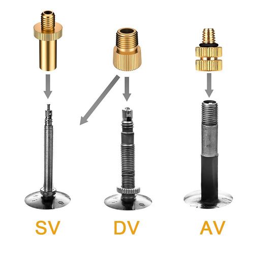 SZSHIMAO Bicycle Valve Adapter Set For All AV / DV / SV Bicycle Valves, Inflating Needles, Pump Needle Set for All Bicycle Pumps, Air Pumps, Ball Pumps, Basketballs, Footballs