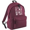 Flox Creative Maroon Backpack Weight is not Your Business