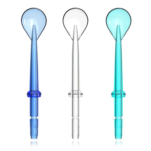 Cordro Tongue Scraper Attachment Replacement Compatible with Waterpik Water Flosser, Tongue Cleaner Tip Replacement for Waterpik Flosser, Oral irrigator Tongue Cleaner Tips, 3 PCS