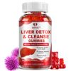 Liver Detox Gummies - Natural Cleansing Support & Milk Thistle Formula 60pcs