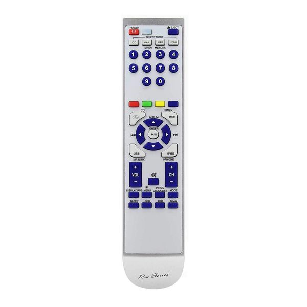 RM Series Replacement Remote Control Compatible with Philips DCB852/10