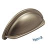 ARIEL Cabinet Door Drawer Cup Pull Handle Pewter Effect