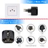 2 Pack Swiss Plug Adapter UK to Swiss Adapter