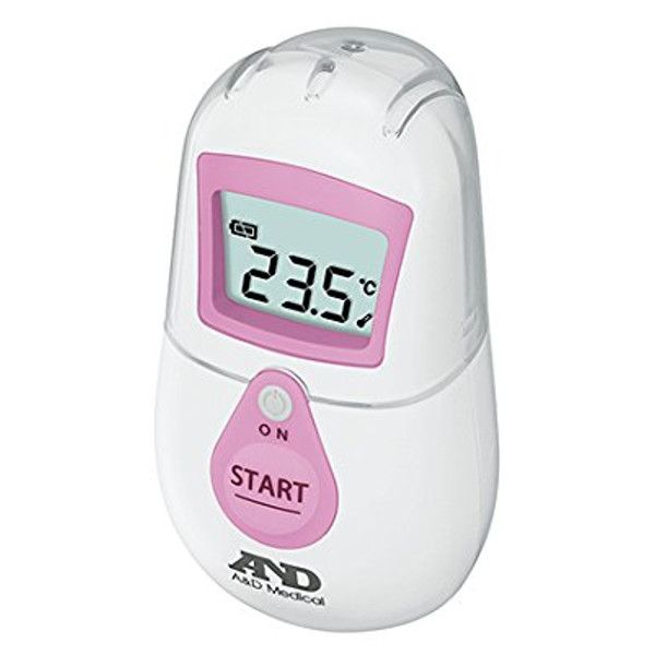 3% OFF coupon 1/24 20:00 - 1/29 01:59 A&amp;D Co., Ltd. Non-contact thermometer Dekopitto Pink △ CPT