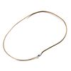 Band Natural with Brass Clasp Leather 50 cm