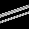 sourcing map Acrylic Round Rod,Clear,0.2 inch Diameter 10inch(247mm) Length,Solid Plastic PMMA Bar Stick 2pcs