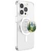 Watercolor Mountain Landscape Forest Pine Tree Nature PopSockets MagSafe PopGrip for iPhone
